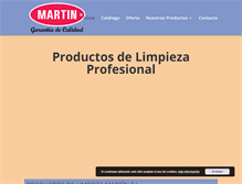 Tablet Screenshot of productosmartin.com
